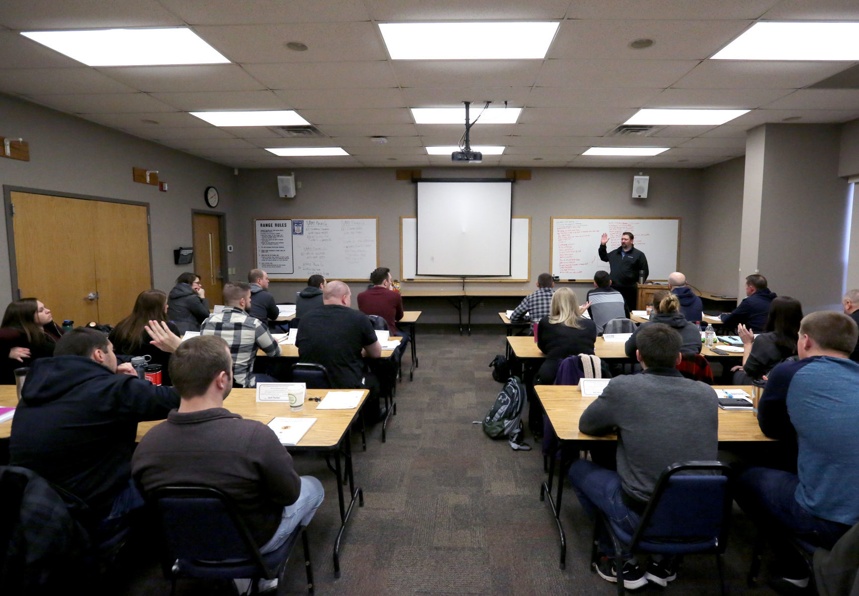 Dane County Sheriff's Office crisis intervention training class